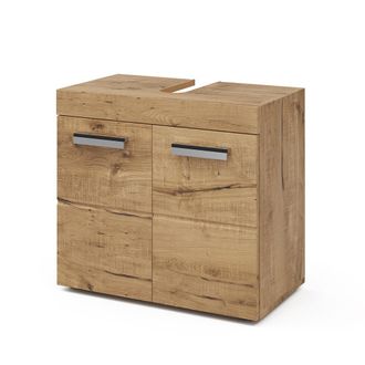Vicco Mueble Bajo Lavabo Luna, Roble Wotan, 60 X 56 Cm