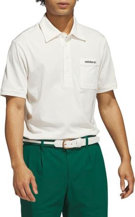 adidas Archive Pocket Golf Polo in Chalk White at Nordstrom, Size Xx-Large
