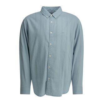 Levi's Authentiek Button-Down Overhemd - Heren - Casual Overhemden - Blauw - S - Katoen - Overhemden