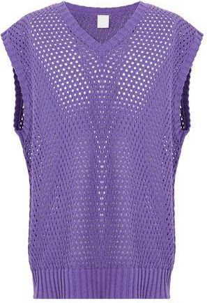 8 by YOOX COTTON-BLEND CROCHET KNIT VEST