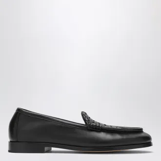 Bottega Veneta Mocassino Silenzio in pelle di agnello nero
