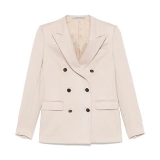 Tagliatore Blazers, female, Beige, Size: XS Tagliatore Jackets