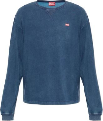 Diesel Heren, Tops, Blauw, Maat: XS Katoen