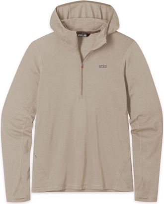 Stio Mens Trax Power Grid Half Zip Hoodie