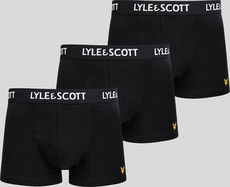 Lyle & Scott Lyle And Scott Mens 3 Pack Basic Core Trunks - Black - Size: 32/30/31