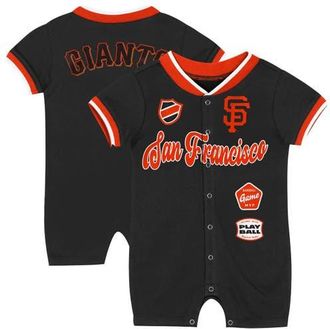 Outerstuff Newborn Outerstuff Black San Francisco Giants Pinch Coverall at Nordstrom, Size 3-6M