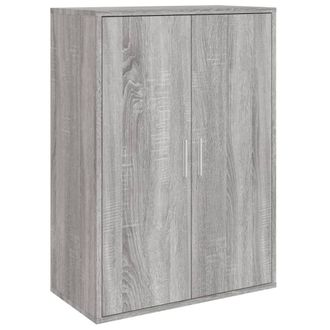 Berkfield Home Sideboard Grey Sonoma 60x31x84 cm Engineered Wood | Size: 60 x 31 x 84 cm