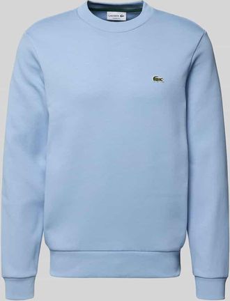 Lacoste Classic Fit Sweatshirt aus Baumwoll-Mix in Bleu, Größe XXXL