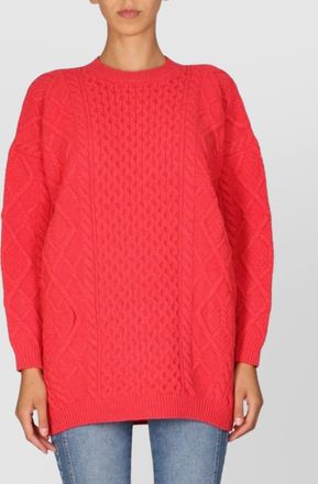 Stella McCartney cable knit crew neck sweater