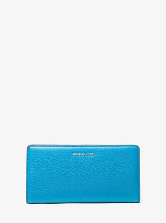 Michael Kors Bryant Large Pebbled Leather Snap-Front Wallet