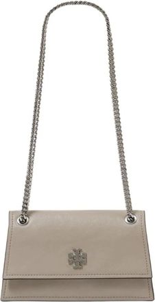 Tory Burch Tory Burch, Shoulder Bags, female, Gray, Size: ONE SIZE Kira Turnlock Mini Shoulder Bag