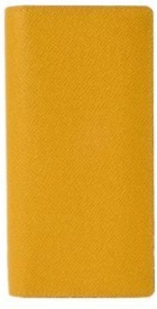 Louis Vuitton Taiga Jaune Leather Long Wallet (Bi-Fold) (Pre-Owned)