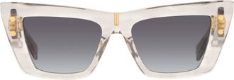 Balmain B - EYE Grey Shaded Cat Eye Ladies Sunglasses BPS-156 B 54