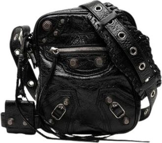 Balenciaga Pre-owned Le Cagole Messenger Bag - Dames - Vintage Schoudertas - Zwart - ONE Size - Leer - Vintage