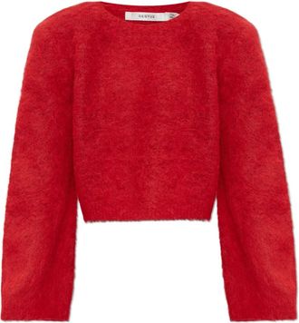 Gestuz Sweater Safigz - Dames - Ronde hals truien - Rood - M - Truien & Vesten