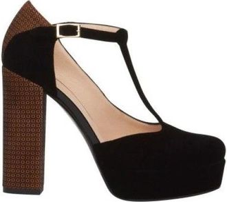 Lella Baldi Accessoires - Dames - Pumps - Zwart - 36 1/2 EU - Schoenen