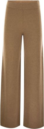 Max Mara Womens Moritz - Wool And Cashmere Trousers - Tan - Size X-Small