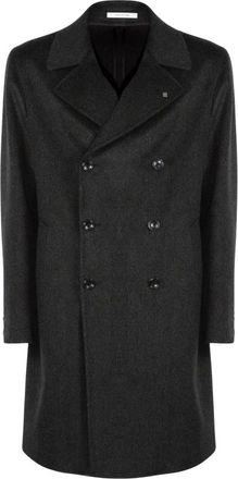Tagliatore Cappotto Lungo in Lana Vergine - - Coats - Uomo - Grigio - XL