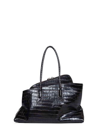 The Attico La Passeggiata Top Handle Bag - Brown