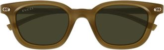 Gucci Sunglasses, unisex, Brown, Size: 48 MM Gg1946S Sunglasses