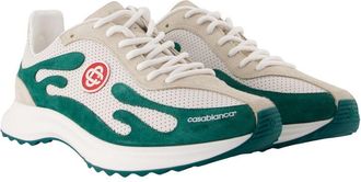 Casablanca Mens Stade Sneaker Green Synthetic