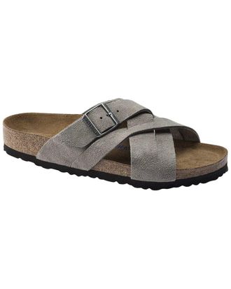 Birkenstock Lugano Soft Footbed Suede Sandal