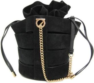 Ferragamo Pre-owned Bucket Bag - Dames - Vintage Tas - Zwart - ONE Size - Leer - Vintage