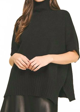 Pinch Design Myra Pullover Sweater In Black