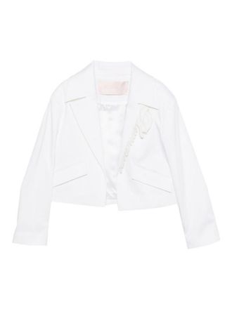 Blumarine Jacket With Embroidered Logo