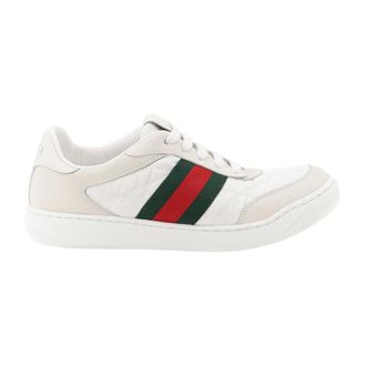 Gucci Screener Sneaker - Dames - Schoenen - Wit - Maat: 37 1/2 EU Leer