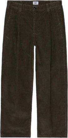 Obey Pantalones rectos - Trousers - Hombre - Marr&oacute;n - W34