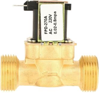 OEM V&aacute;lvula Solenoide El&eacute;ctrica De Lat&oacute;n, Ac220v Dc12v 24v Dn15-220v