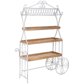 Wanderlust Deco Carro expositor gris 142x42x190