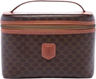 Celine Pre-owned Vanity Bag - Dames - Vintage Handtas - Bruin - ONE Size - Leer - Vintage