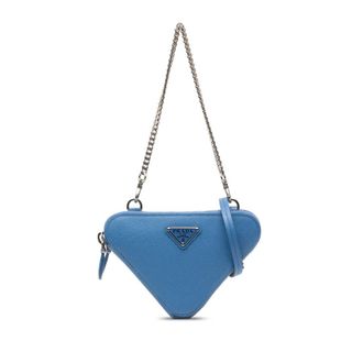 Prada Pre-owned Prada Mini Saffiano Lux Double Triangle Satchel Ladies 3DBQG83ZPTYFYVFE
