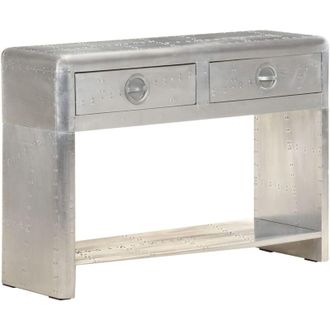 vidaXL Credenza Stile Aviatore 110x35x75 cm in Metallo - Vidaxl