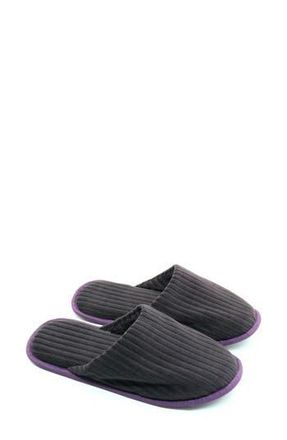 Portolano Corduroy Scuff Slipper in Brown/Grape at Nordstrom Rack, Size X-Large