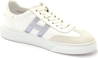 Hogan H365 Allac. H Gel+Stampa Palma - Dames - Sneakers - Wit - 36 EU - Leer - Schoenen