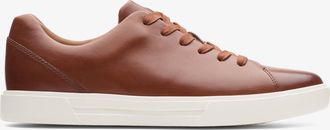 Clarks Mens Un Costa Lace British Tan Lea Trainers - Brown - Size UK 10.5