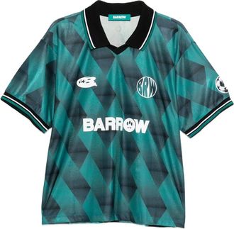 Barrow Poloshirt met print - Groen