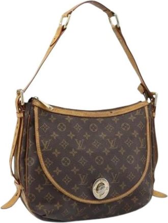 Louis Vuitton Pre-owned Canvas Schoudertas - Dames - Vintage Schoudertas - Bruin - ONE Size - Vintage