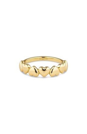 Devata Sweetheart Band Ring in Gold at Nordstrom Rack, Size 6