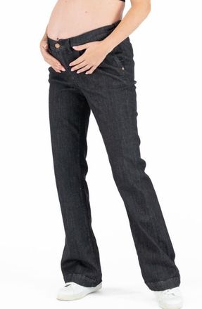 Cache Coeur Sabrina flare pregnancy and post partum jeans in Black at Nordstrom, Size Xx-Large L
