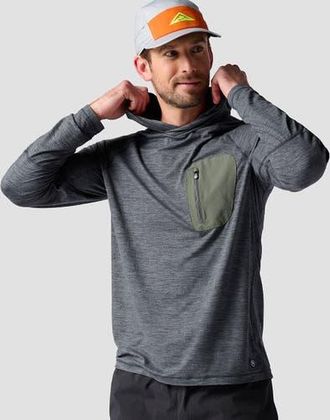 Backcountry Destination Pullover Hoodie - Mens in Turbulence at Nordstrom, Size Xx-Large