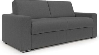 Divani.Store Sof&aacute; convertible con colch&oacute;n h20 cm 200 cm antracita