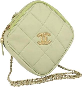 Chanel Pre-owned Cross Body Bags, female, Green, Size: ONE SIZE Pre-owned Vintage Cross Body Bag