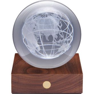 gingko Amber Crystal Light in World Globe at Nordstrom