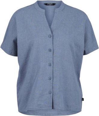 Stoic Hemp54 BjurholmSt. S/S Blouse Bluse f&uuml;r Damen | grau