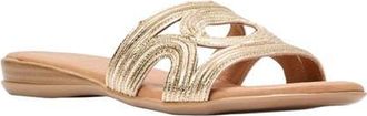 Andr&eacute; Assous Nira Slide Sandal in Platino at Nordstrom, Size 11