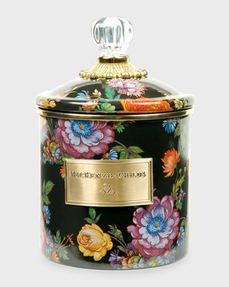 MacKenzie-Childs Small Flower Market Canister